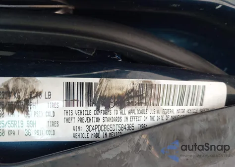 2013 Dodge Journey Sxt from USA, damaged, VIN 3C4PDCBG5DT584385